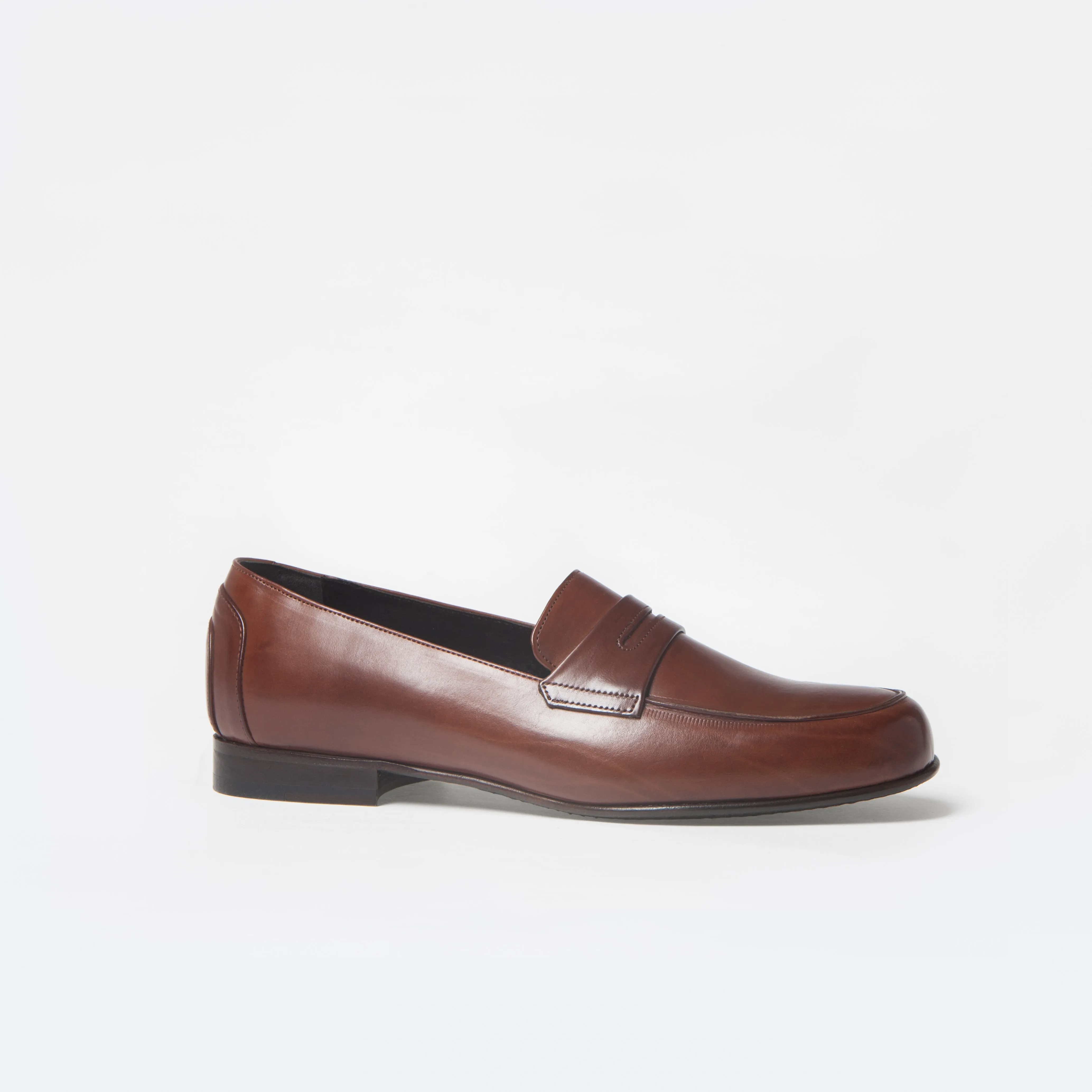 Mocassin Serge cuir chocolat