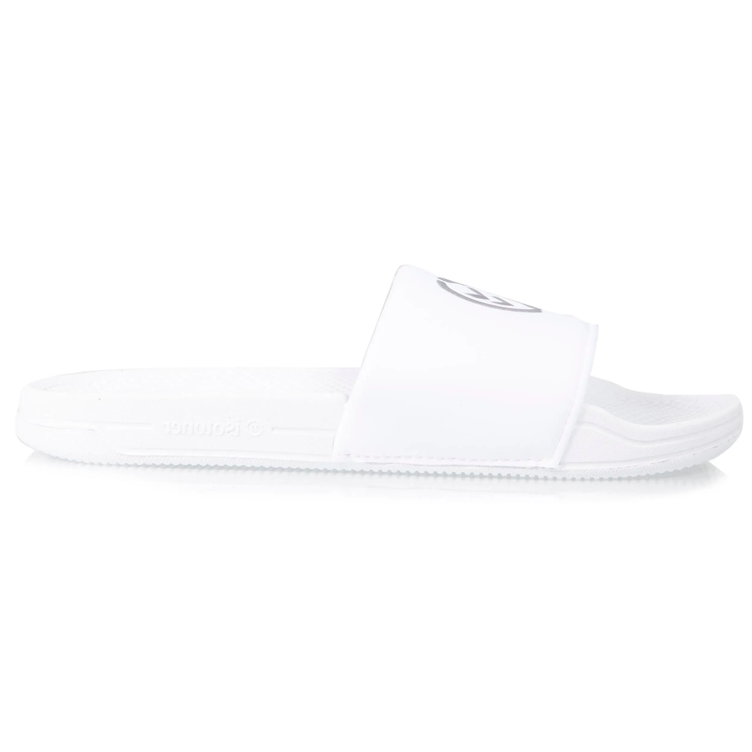 Mules claquettes Femme Logo Blanche