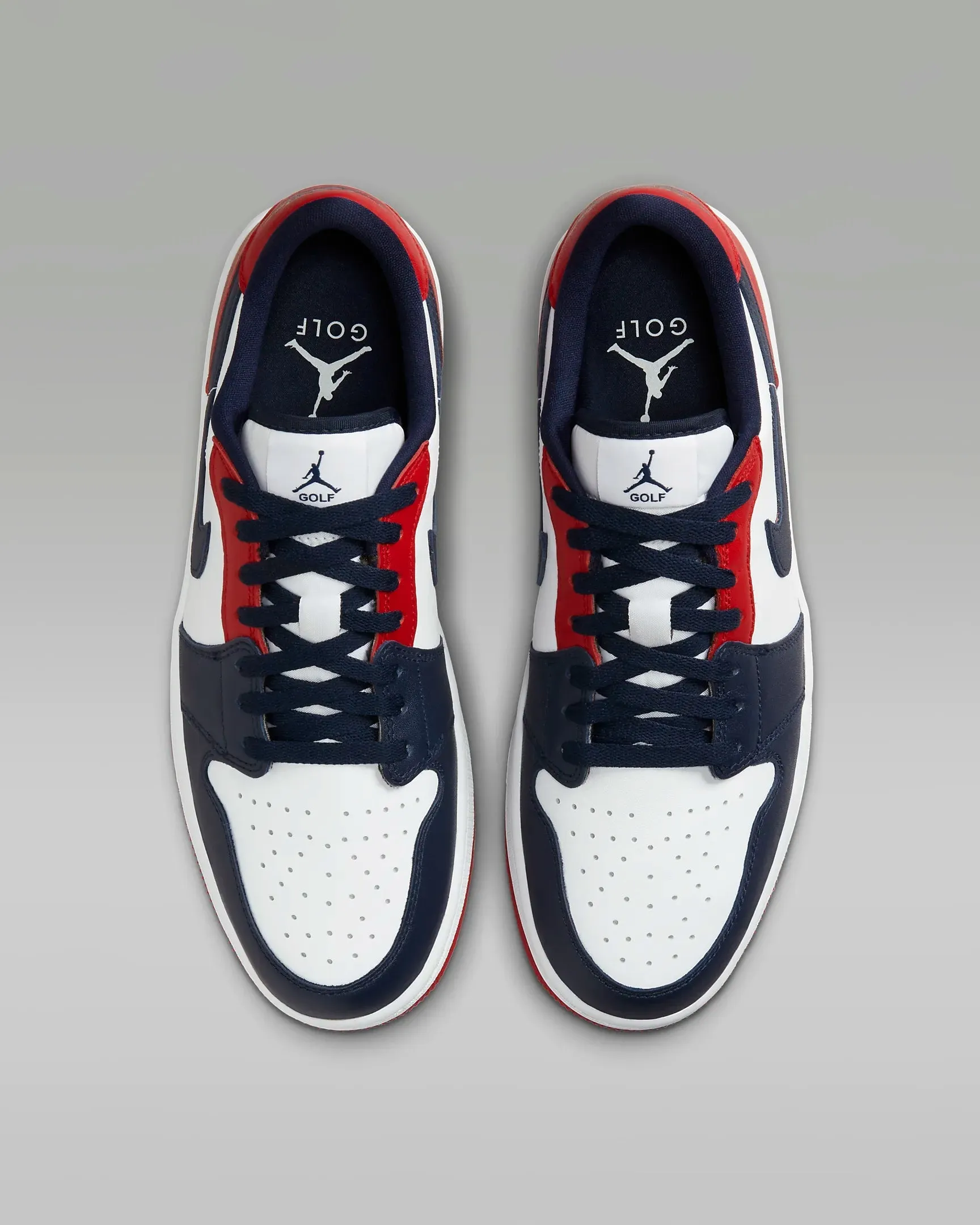 NIKE Air Jordan 1 Low G Blanc Bleu Rouge