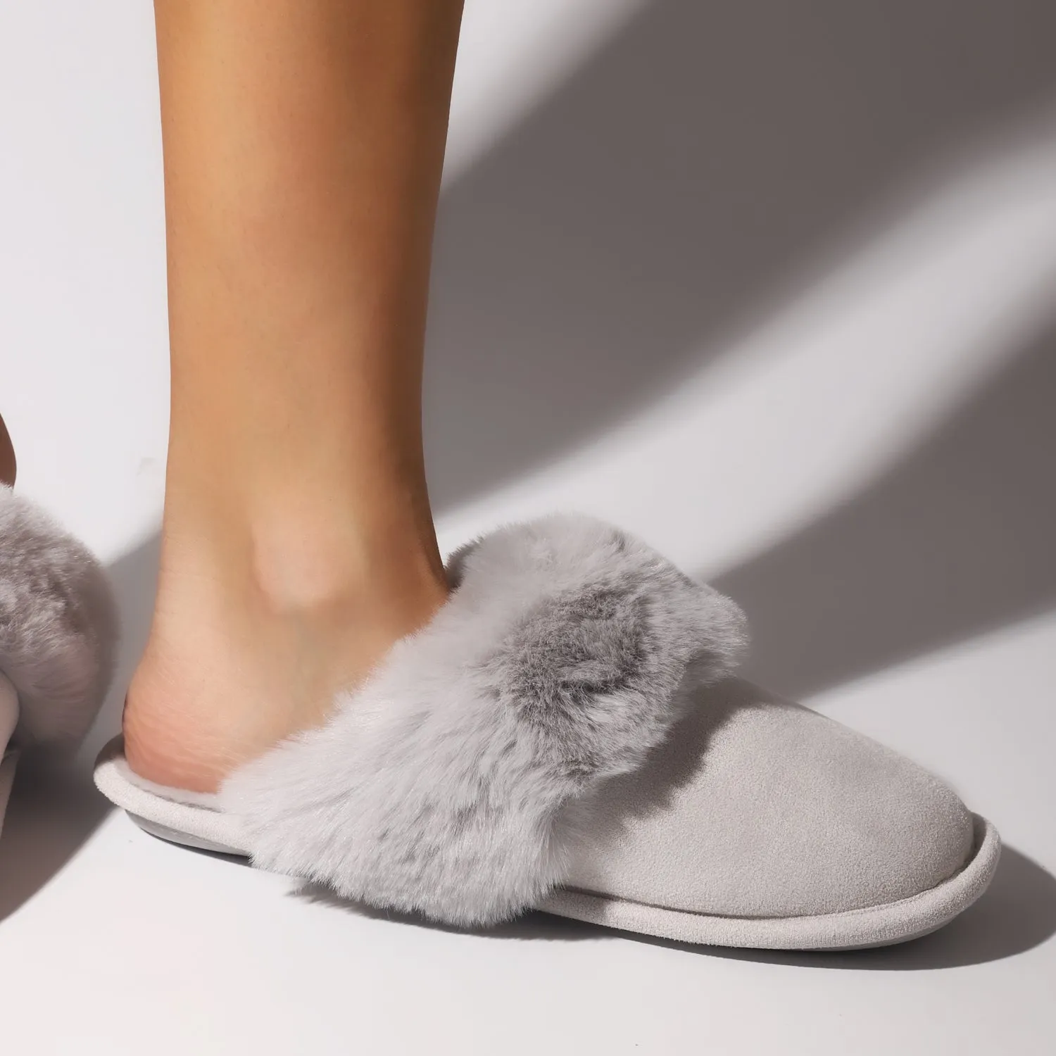 Pantuflas Softy gris