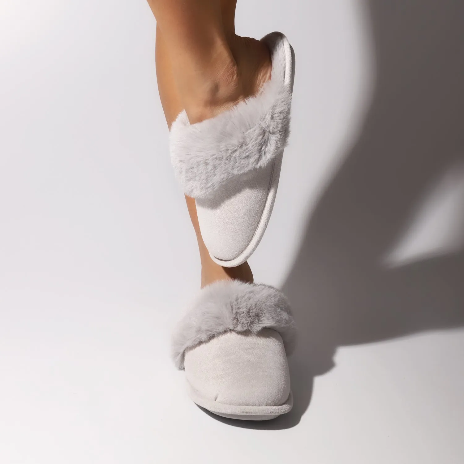 Pantuflas Softy gris