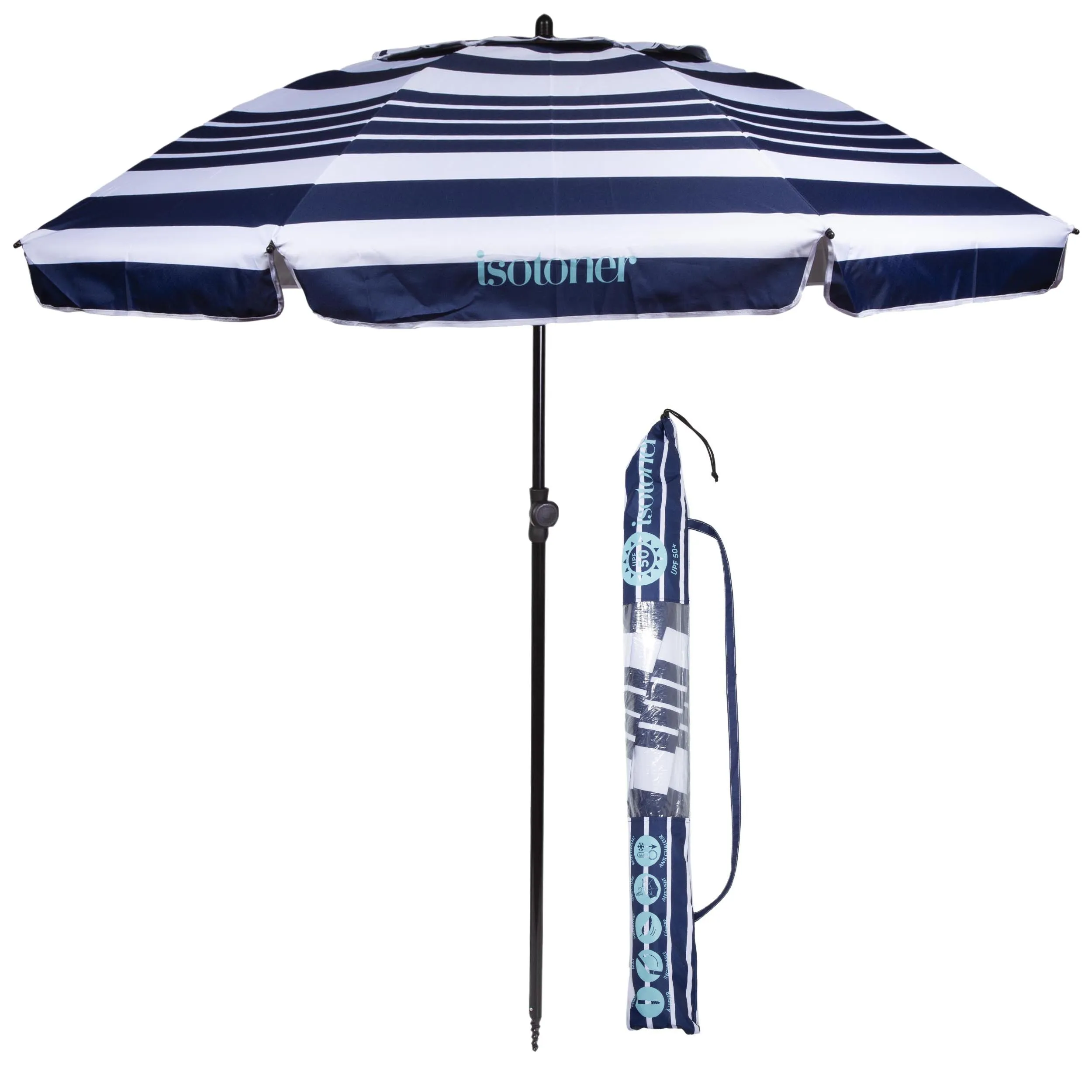 Parasol de plage Rayure mixte