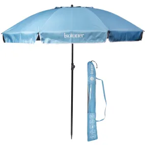 Parasol de plage Turquoise/Blanc