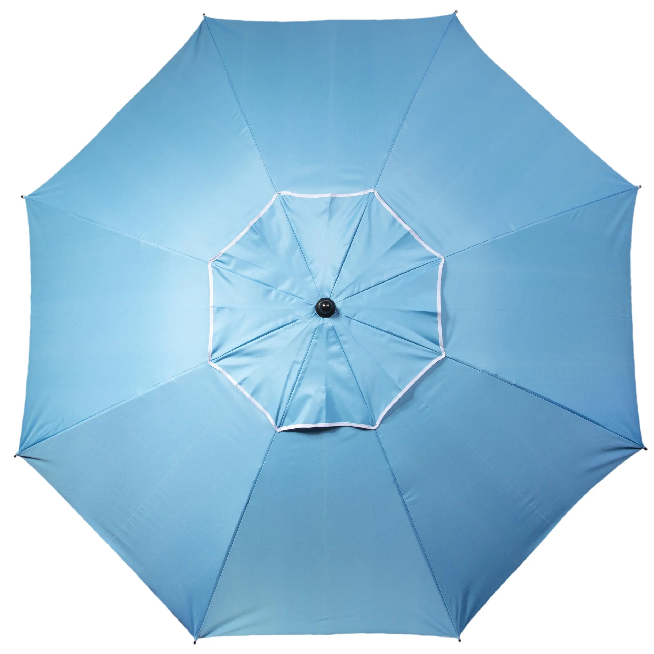 Parasol de plage Turquoise/Blanc