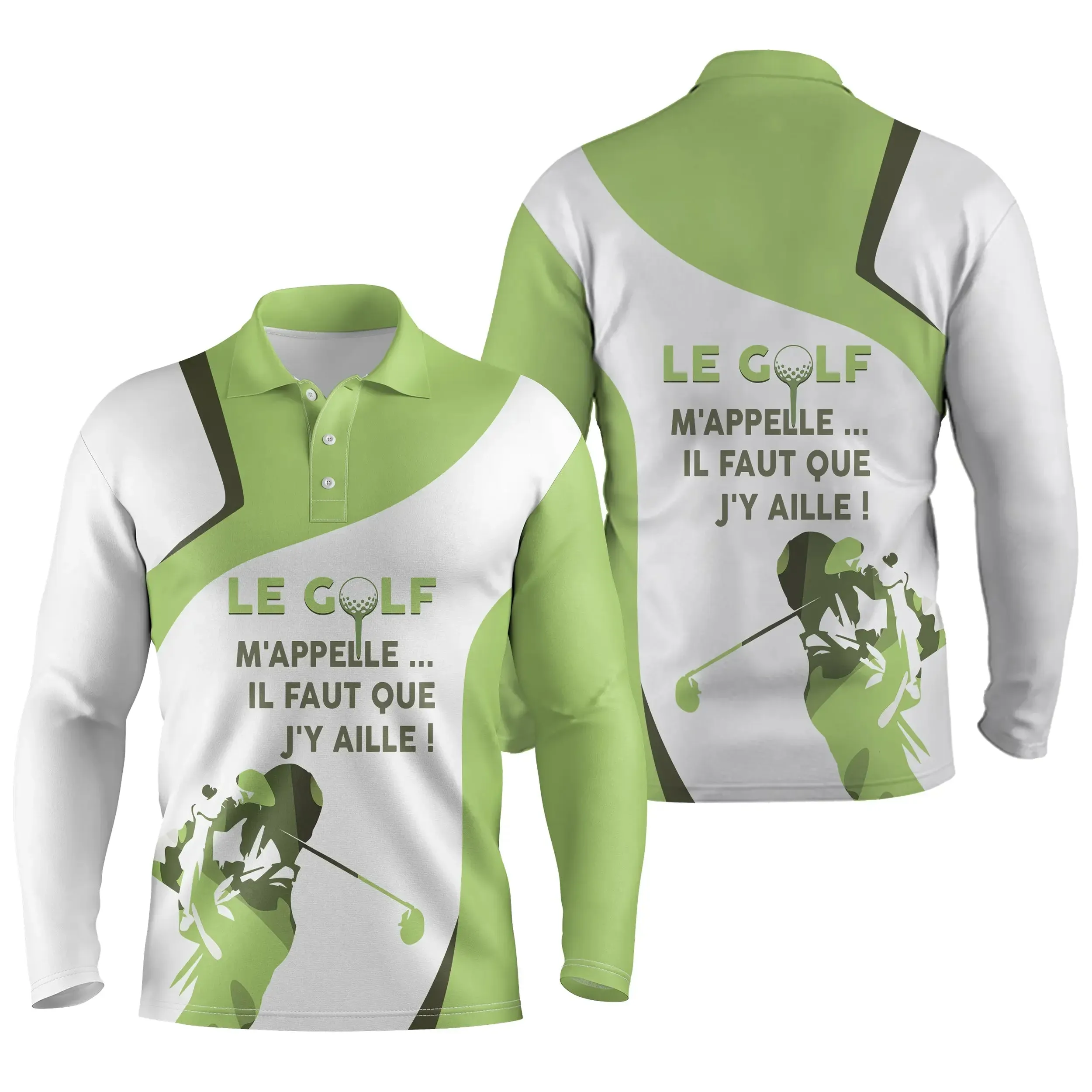 Polo Le Golf M'appelle, Il Faut Que J'y Aille, Cadeau Original Golfeur - CT10082219