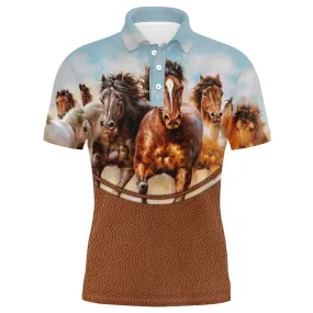 Polo quitation Homme Femme, Cadeau Original Fan Des Chevaux, Les Chevaux - CT24082224