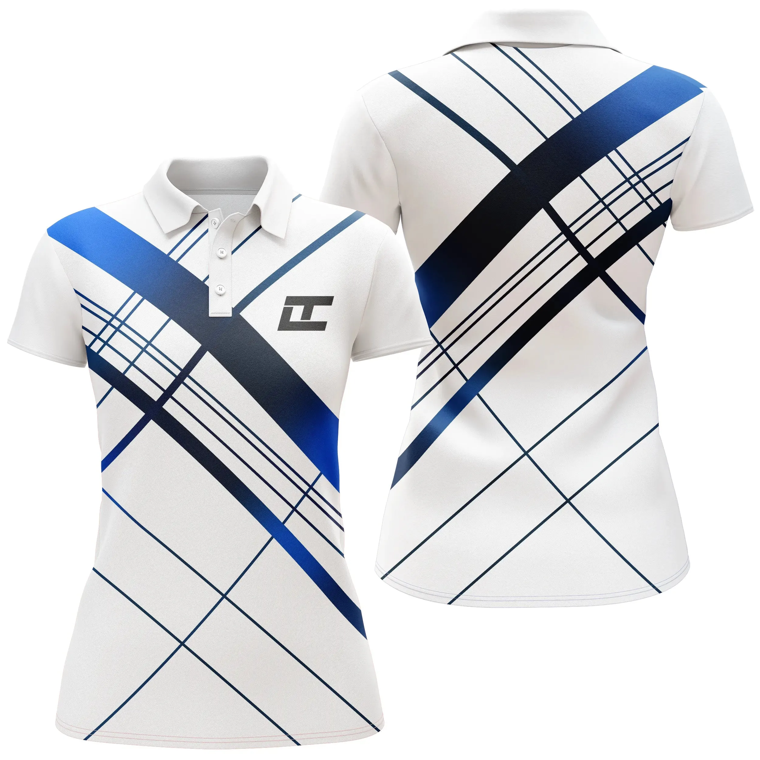 Polo à Séchage Rapide, Polo de Sport Homme Femme, Polo Shirts de Golf, Cadeau Golfeur Légers Hauts à Manches Courtes d'té - CTS10052212FLSZ