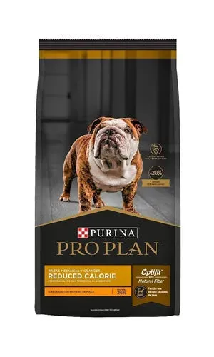 Pro Plan Optifit Reduced Calorie Alimento Seco Light para Perro Adulto Todas las Razas Receta Pollo y Arroz, 13 kg