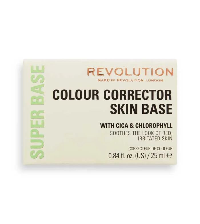 Revolution - Prebase de color en crema Superbase Colour Correcting - Green