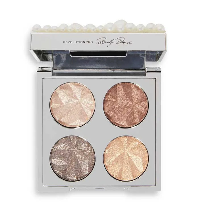 Revolution Pro - *Marilyn Monroe* - Paleta de sombras Eye Quad - White Pearl