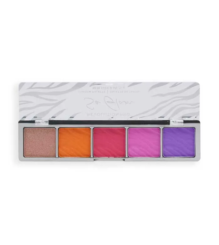 Revolution Pro - Paleta de sombras Glam - So Glam Zebra Brights