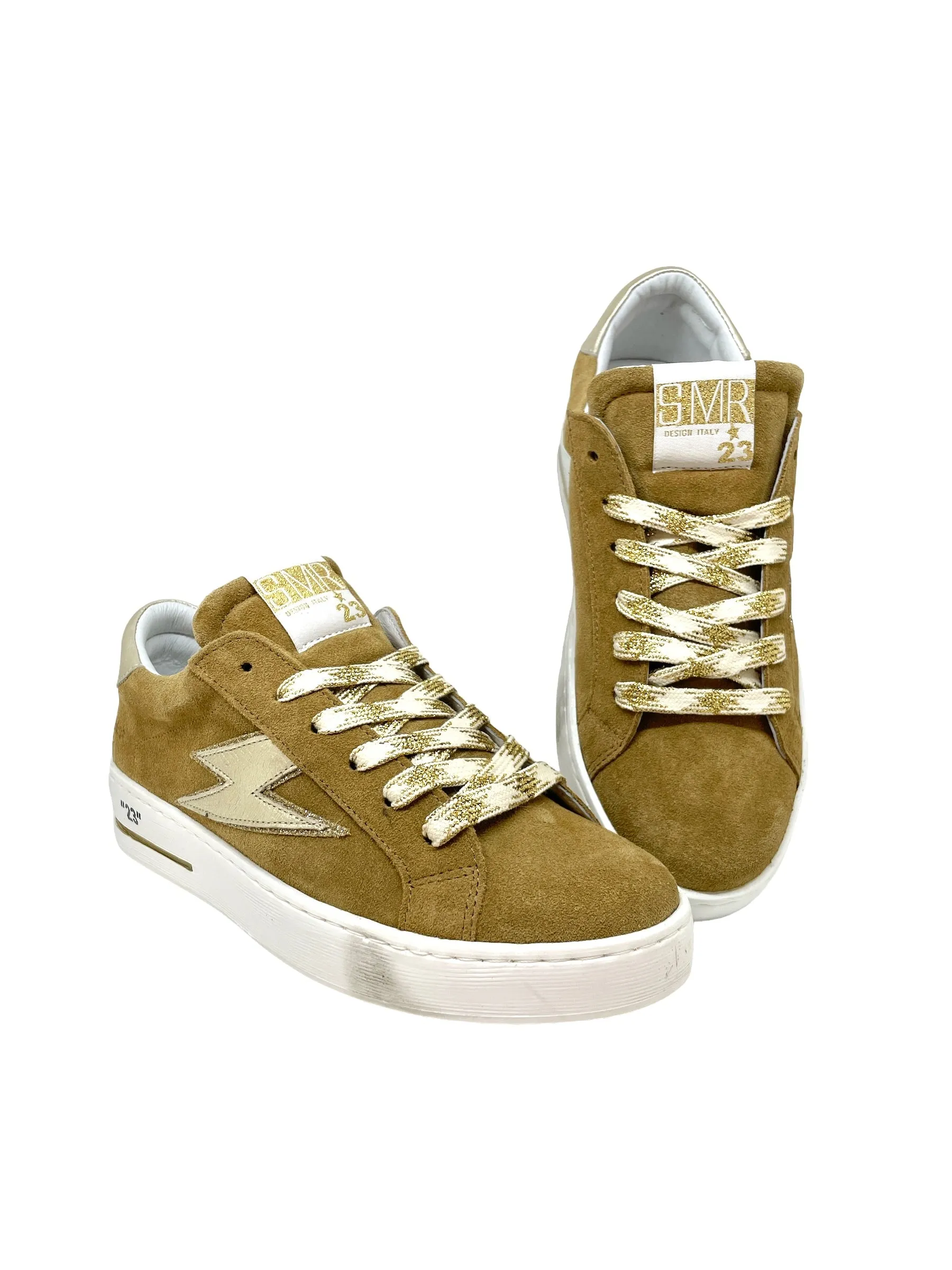 SMR Semerdjian MAYA Camel Sneakers Baskets adulte