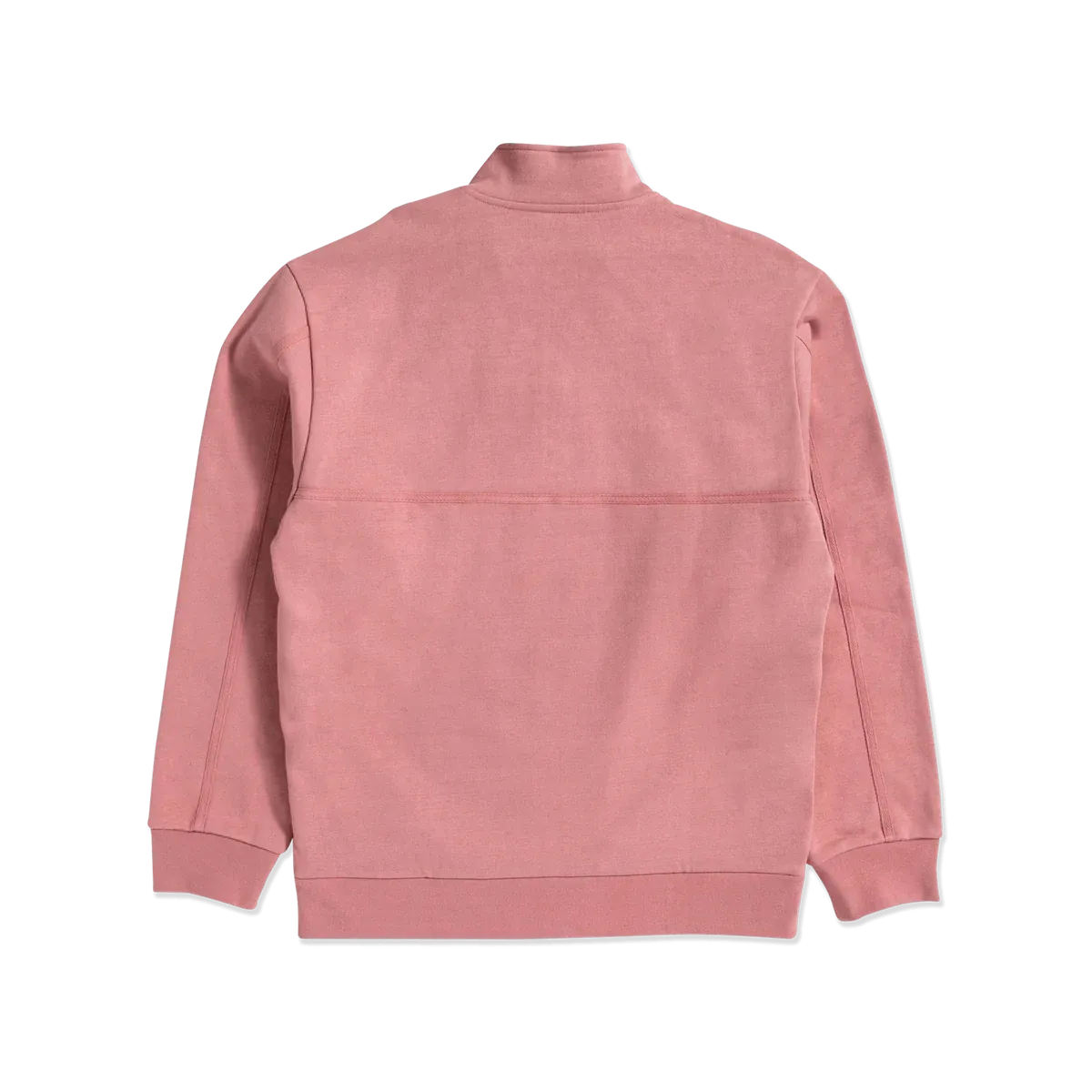 SWEAT HUF SPLIT 1-4 ZIP MOCK DUSTY ROSE