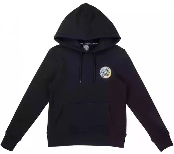 SWEAT SANTA CRUZ NOIR JAPANESE DOT HOODIE