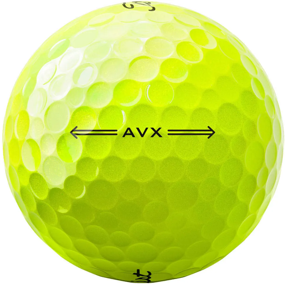 Titleist Balles AVX 2022 jaune (Boite de 12)