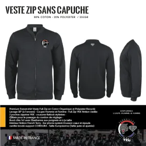 Veste Zip Sans Capuche BRI Versailles